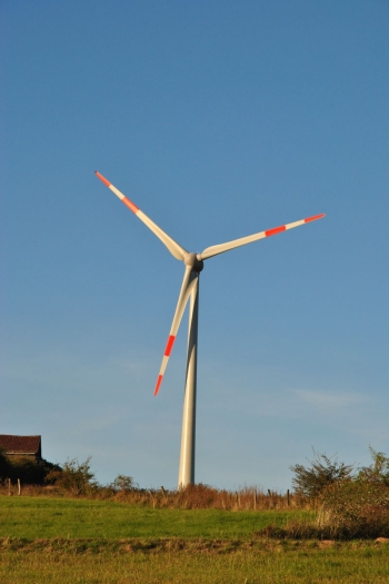 Bild: Windkraftanlage in Ober-Ohmen